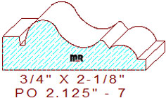 Applied Moulding 2-1/8" - 7