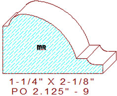 Applied Moulding 2-1/8" - 9