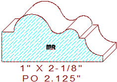 Applied Moulding 2-1/8"