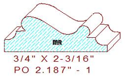 Applied Moulding 2-3/16" - 1 Applied Moulding 2-3/16" - 1