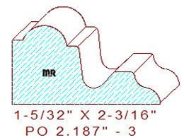 Applied Moulding 2-3/16" - 3 