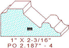 Applied moulding 2-3/16" - 4