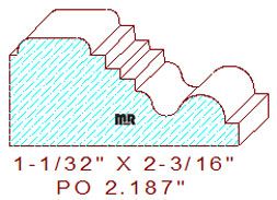 Applied Moulding 2-3/16"