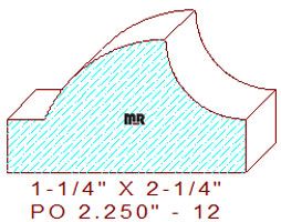 Applied Moulding 2-1/4" - 12 Applied Moulding 2-1/4" - 12