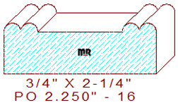 Applied Moulding 2-1/4" - 16 