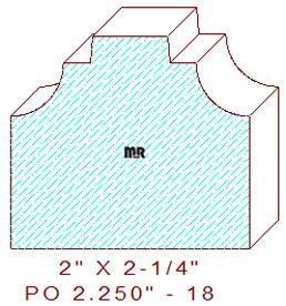 Applied Moulding 2-1/4" - 18 