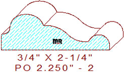 Applied Moulding 2-1/4" - 2 Applied Moulding 2-1/4" - 2