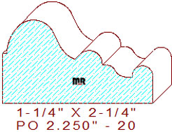 Applied Moulding 2-1/4" - 20 Applied Moulding 2-1/4" - 20