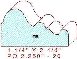 Applied Moulding 2-1/4" - 20