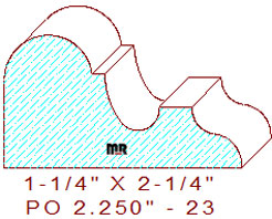 Applied Moulding 2-1/4" - 23