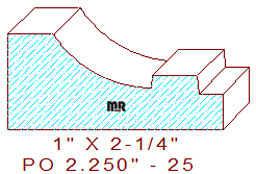 Applied Moulding 2-1/4" - 25