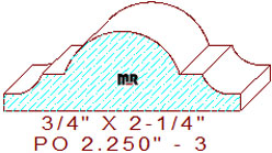 Applied Moulding 2-1/4" - 3 Applied Moulding 2-1/4" - 3