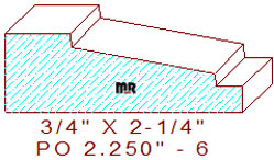 Applied Moulding 2-1/4" - 6