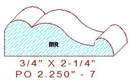 Applied Moulding 2-1/4" - 7