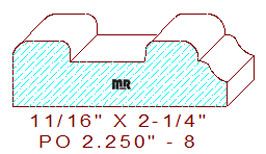 Applied Moulding 2-1/4" - 8