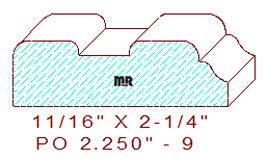 Applied Moulding 2-1/4" - 9 Applied Moulding 2-1/4" - 9