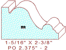 Applied Moulding 2-3/8" - 2 Applied Moulding 2-3/8" - 2