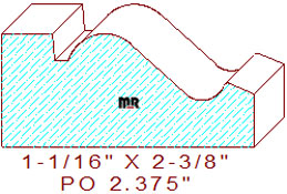 Applied Moulding 2-3/8" Applied Moulding 2-3/8"