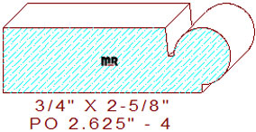 Applied Moulding 2-5/8" - 4 Applied Moulding 2-5/8" - 4