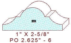 Applied Moulding 2-5/8" - 6