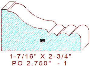 Applied Moulding 2-3/4" - 1 Applied Moulding 2-3/4" - 1