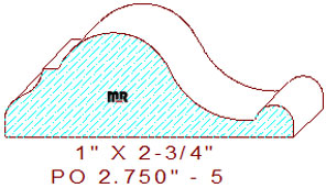 Applied Moulding 2-3/4" - 5 Applied Moulding 2-3/4" - 5