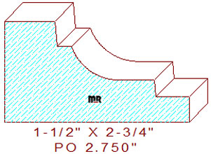Applied Moulding 2-3/4" Applied Moulding 2-3/4"