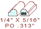 Applied Moulding 5/16" Applied Moulding 5/16"