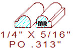 Applied Moulding 5/16"