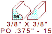 Applied Moulding 3/8" - 15