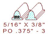 Applied Moulding 3/8" - 3