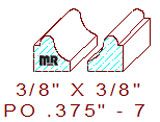 Applied Moulding 3/8" - 7