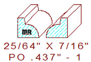 Applied Moulding 7/16" - 1 Applied Moulding 7/16" - 1