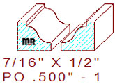 Applied Moulding 1/2" - 1 Applied Moulding 1/2" - 1
