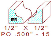 Applied Moulding 1/2" - 15 Applied Moulding 1/2" - 15