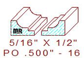 Applied Moulding 1/2" - 16 Applied Moulding 1/2" - 16