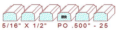 Applied Moulding 1/2" - 25 Applied Moulding 1/2" - 25
