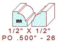 Applied Moulding 1/2" - 26 Applied Moulding 1/2" - 26