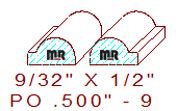 Applied Moulding 1/2" - 9 Applied Moulding 1/2" - 9