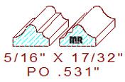 Applied Moulding 17/32" Applied Moulding 17/32"