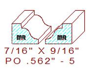 Applied Moulding 9/16" - 5 Applied Moulding 9/16" - 5
