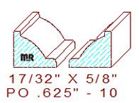 Applied Moulding 5/8" - 10 Applied Moulding 5/8" - 10
