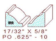 Applied Moulding 5/8" - 10