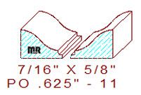 Applied Moulding 5/8" - 11