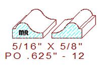 Applied Moulding 5/8" - 12