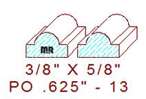 Applied Moulding 5/8" - 13 