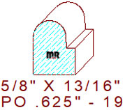 Applied Moulding 5/8" - 19