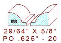 Applied Moulding 5/8" - 20 Applied Moulding 5/8" - 20