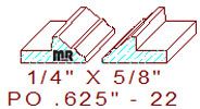 Applied Moulding 5/8" - 22