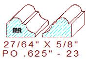 Applied Moulding 5/8" - 23 Applied Moulding 5/8" - 23